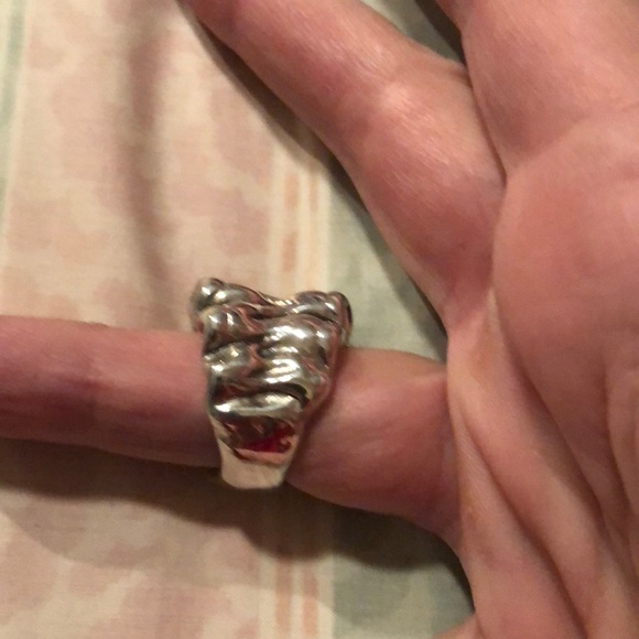 Genuine sterling silver ring, lightly worn - Picture 2 of 7